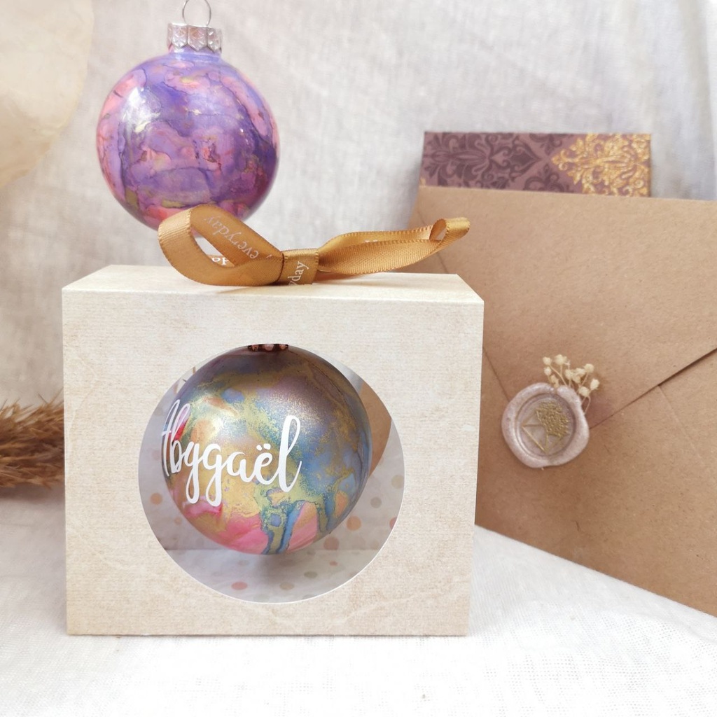 Boule de noël Encromantique