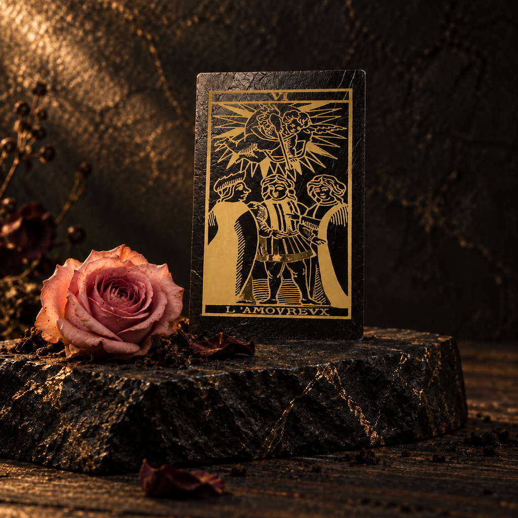 carte du tarot L'amoureux design Tsaey