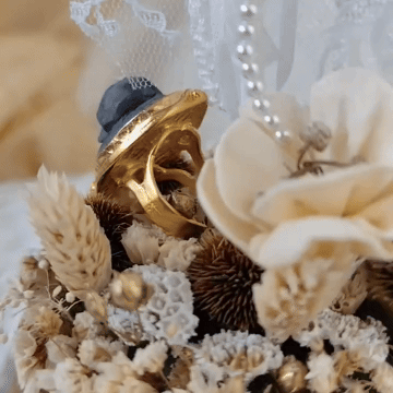 Bague Olfactive Santa muerte (Or)