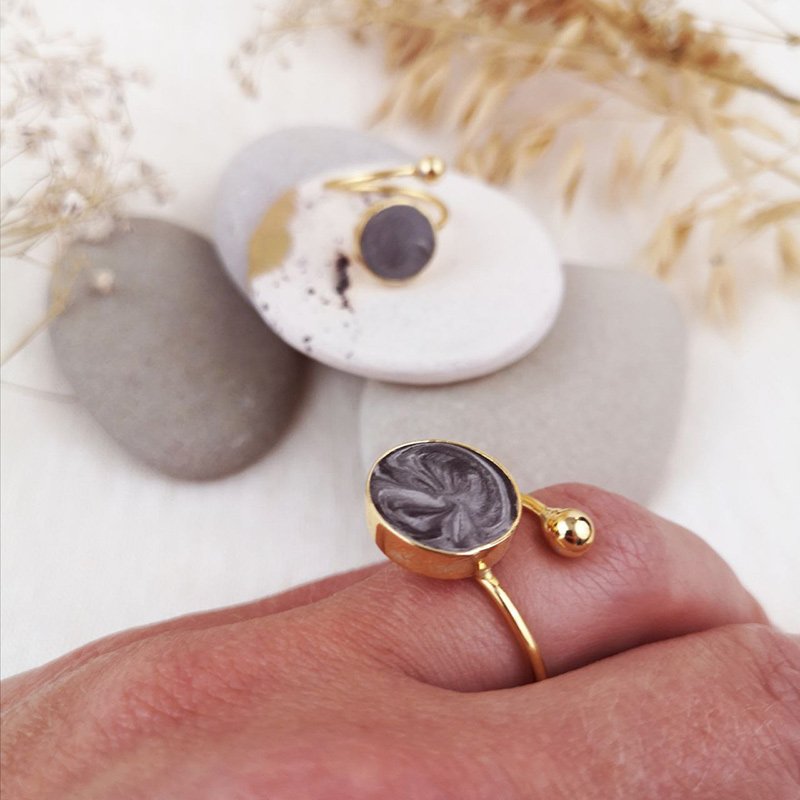 Bague Olfactive Ōrb (Or, 12mm)