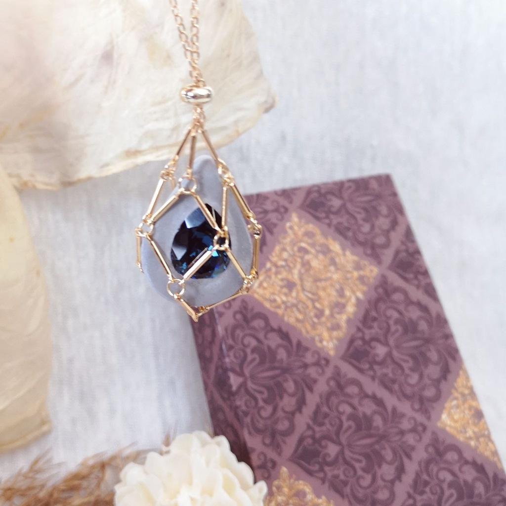 Collier pierre Ciseán (Or, AMETHYST)