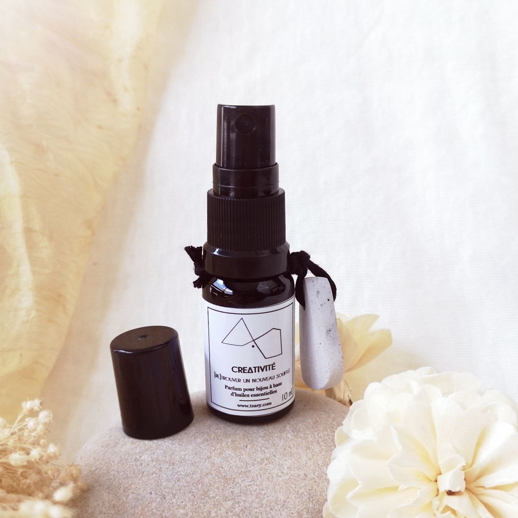 [SCRE10MLSPRAY] Flacon 10 ml Parfum bien-être Créativité pour bijoux olfactifs Tsaey (oui)