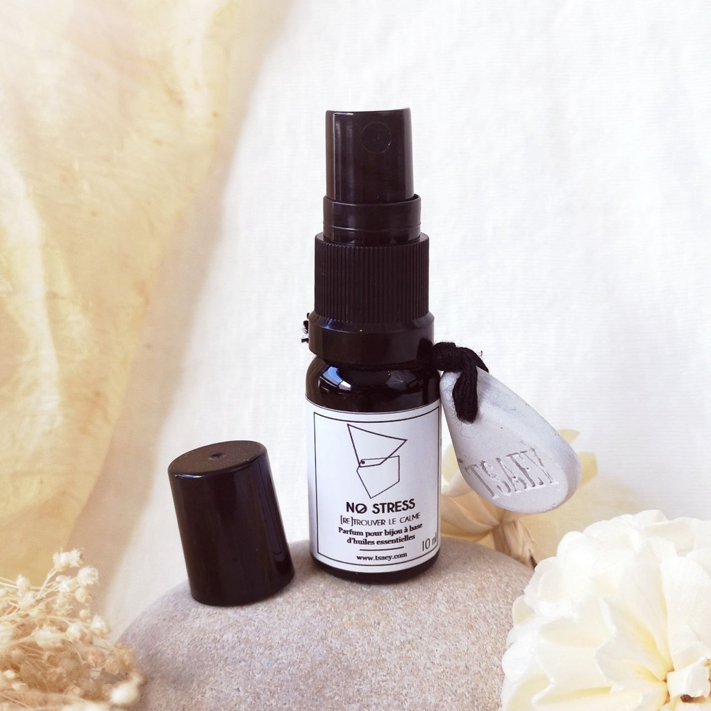 [SNOS10MLSPRAY] Flacon 10 ml Parfum bien-être No Stress pour bijoux olfactifs Tsaey (oui)