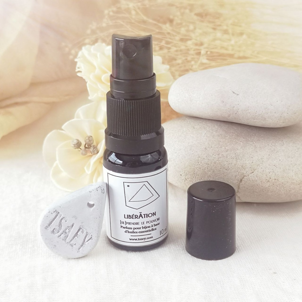 [SLIB10MLSPRAY] Flacon 10 ml Parfum bien-être Libération pour bijoux olfactifs Tsaey (oui)