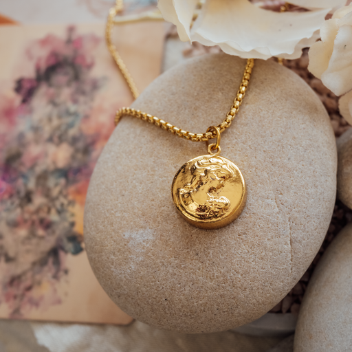 Collier Olfactif  cameo aurum