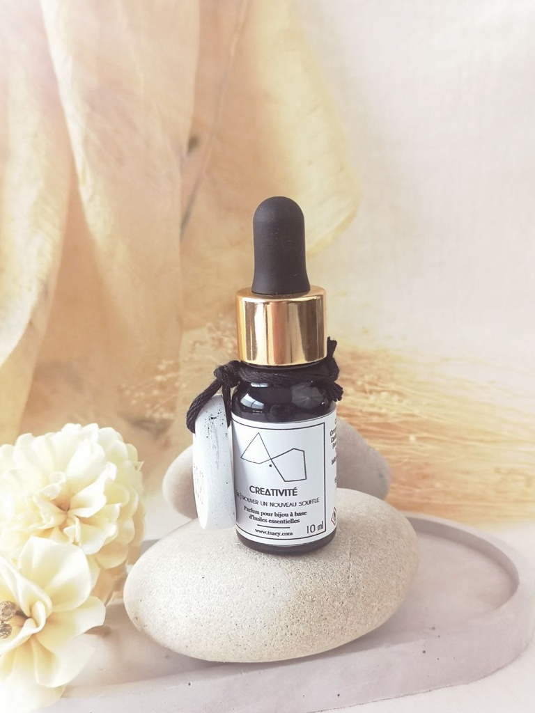 flacon 10 ml Parfum bien-être Créativité Pour Bijoux Olfactifs